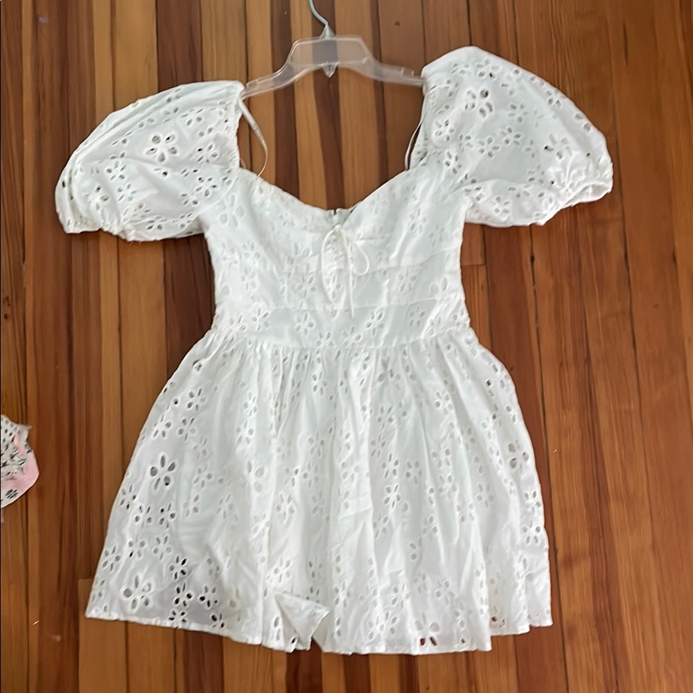 For Love & Lemons Women's White and Cream Dress